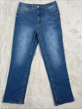 Frye Denim Medium Wash High-Rise Straight Leg Jeans Size 31 
(tagged 8/29)